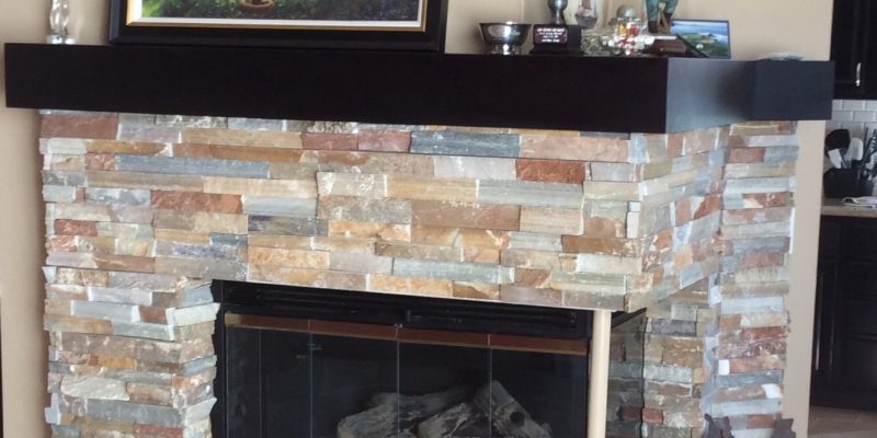 Modern Indoor Brick Fireplace Design and Installation