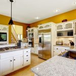 Modern Kitchen Remodel and Design with Granite Countertops and Wooden Cabinets